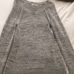 TNA (Aritzia) Grey Marled Sweater